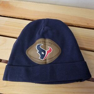 NFL Team Apparel Infant Toboggan Hat Houston Texans Football Navy - Size 0-6 Mo